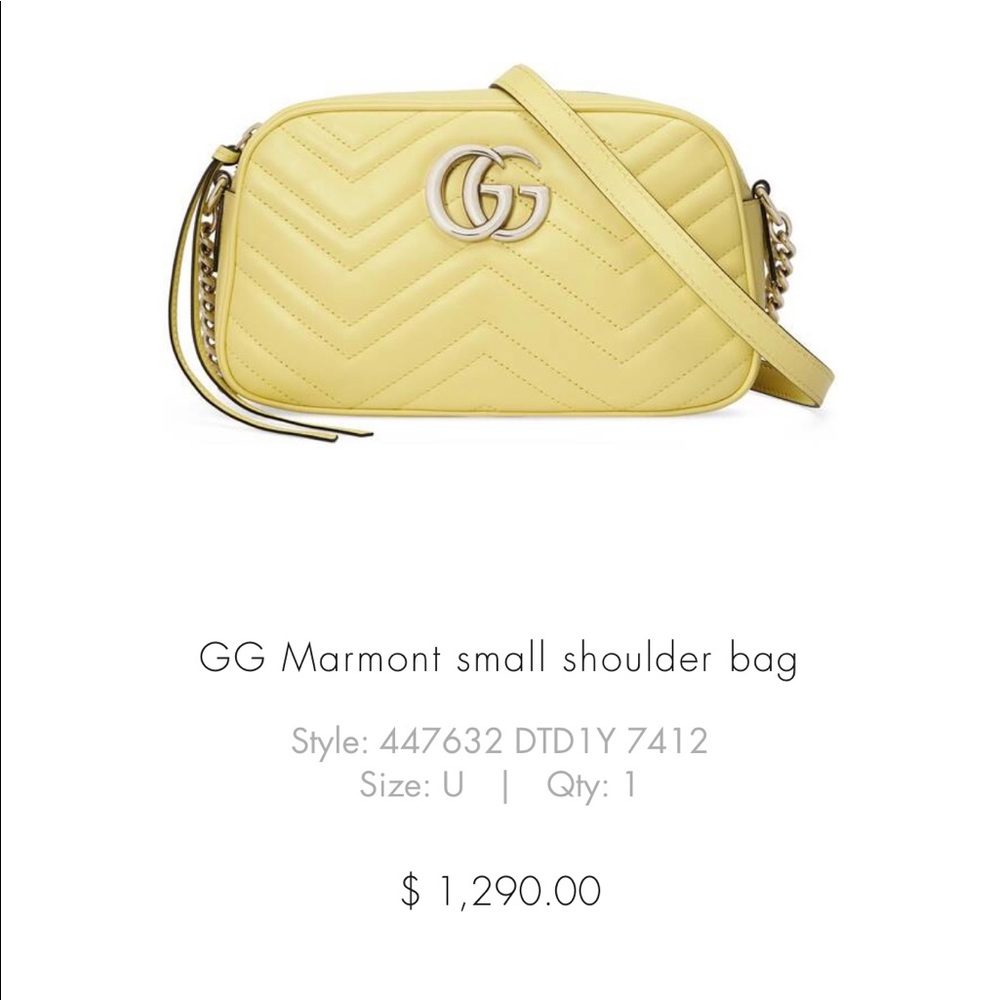Gucci Marmont Shoulder Bag- authentic